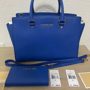 Michael Kors Large Selma and Wallet